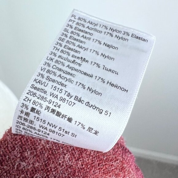 NWT Kavu Sweetie Ruby Akryl Mock Neck Sweater M - Picture 5 of 5